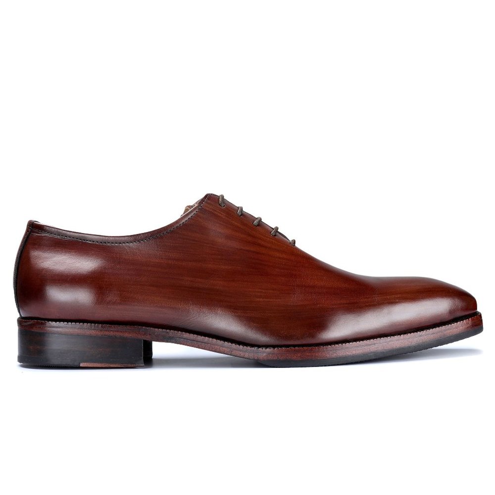 Bashwood Handmade Brown Classy Oxfords For Men